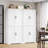 71.3" Tall White Modern Farmhouse Storage Cabinet, Food Pantry with 6 Shelves, Premium MDF Construction, Versatile for Kitchen, Entryway & Bathroom (Handle Upgraded)-1105205095