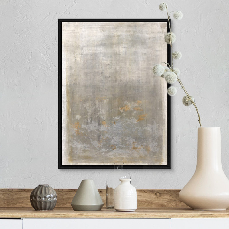Mostly Misleading I - Print on Canvas, Black Floater Framed, 26" H x 20" W x 1.75" D