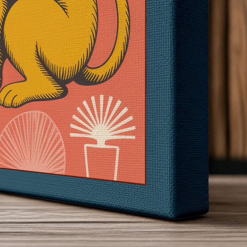 Print, 36x24 - 91.4 x 61.0 cm, Teal Border
