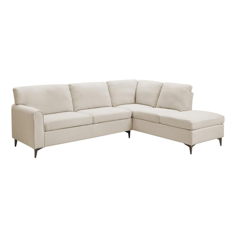 Evelyn 4 Seater Corner Sofa , Right Hand Facing, Beige