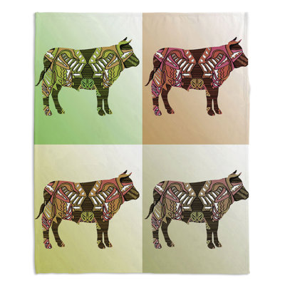 Jeté à vache pop 