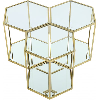 Dickerson Glass Top End Table