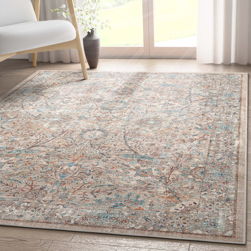 Tapis ivoire Emilia, Rectangle 3 pi 11 po x 5 pi 3 po