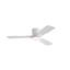 Ventilateur de plafond encastré 48 po 3 pales en bois massif sculpté 6 vitesses CC réversible silencieuse pour l'intérieur avec ensemble de lumière à intensité variable et télécommande-613762616-710460085-710460086