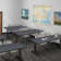 Neyland Cain T-Base training table and 2 Zeng stackable chairs