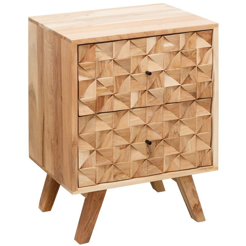 Bobrow 44cm W Bedside Table