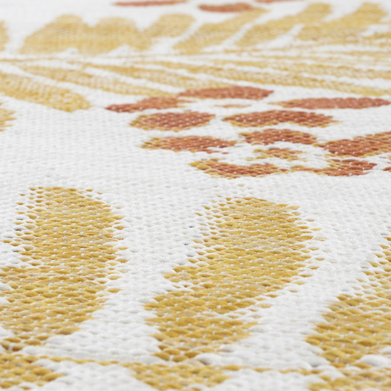 Vanita Floral Reversible Flatweave Polypropylene Indoor / Outdoor Area Rug - Multi Color, Rectangle 5'3'' x 7'3''