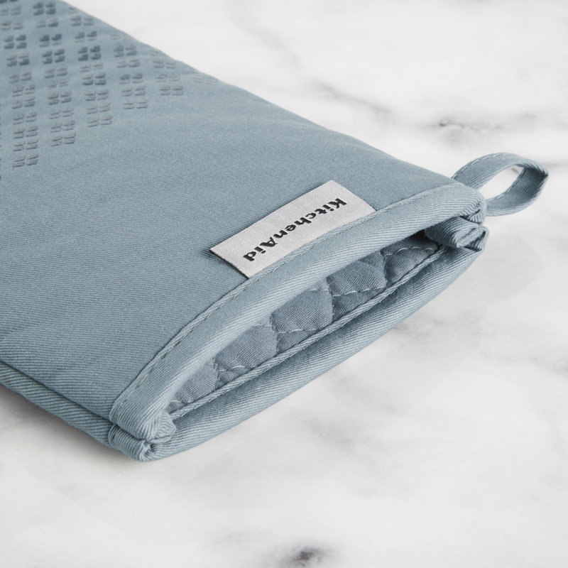KitchenAid Asteroid Oven Mitt 2-Pack Set, Fog Blue