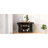 56 Inch Kitchen Island With Rubber Wood Veneer Drop Leaf, Power Outlet, 4 Door Shelves, Embossed Vertical Stripe Rolling Kitchen Cart On 4 Wheels With 6 Deep Drawers For Kitchen, Dining Room-1235679934