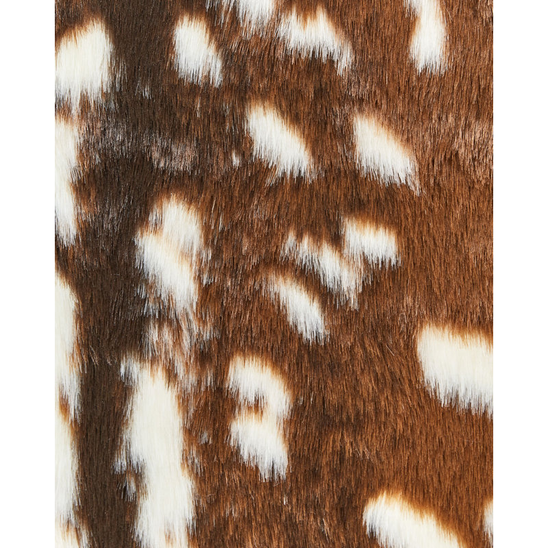 Ceallach Animal Print Faux Fur Area Rug, Novelty 130 x 200cm