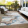 Machine Washable Indoor/Outdoor Cinead ACN1690 Beige Rug