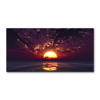 Sunset - Wrapped Canvas Print