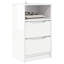 40cm W Manufactured Wood Bedside Table-762092608