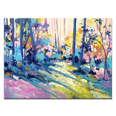 Dancing In The Shadows by Clair Bremner - Floater Frame Print on Canvas