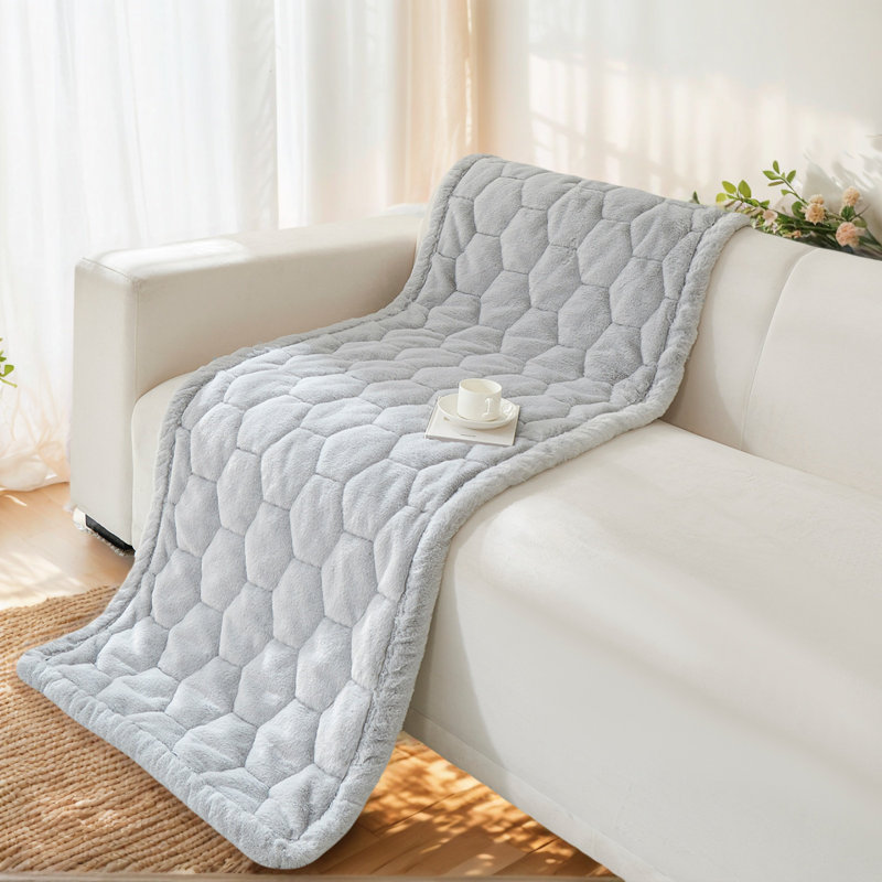 Housse décorative et douce pour canapé pour animal, housse de canapé lavable de couleur unie, tapis ultra-confortable pour canapé, siège de fenêtre ou plancher