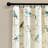 Botanical Bird And Flower Polyester Room Darkening Curtain Pair