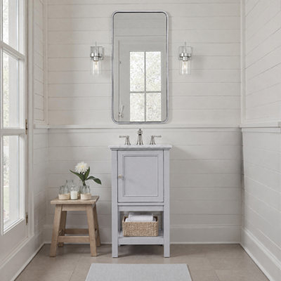 Ensemble de meuble-lavabo simple 19 po Narron