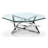 Glass Top Single Coffee Table