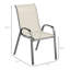 Ensemble de 4 chaises d'extérieur empilables