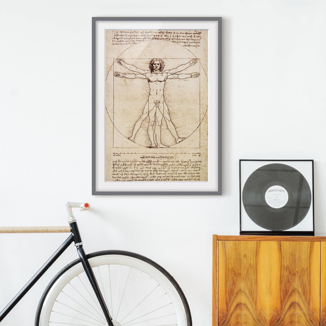 Gerahmtes Wandbild Da Vinci