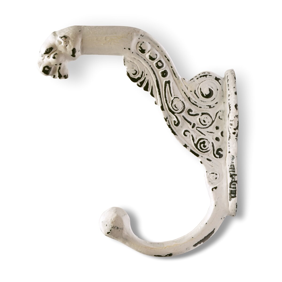 Lathrop Metal Wall Hook World Menagerie Color: Distressed White