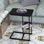 Table de bout en C pour canapé-lit avec table de bout et panier de rangement-1387841917