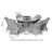 Balch 6 Seat Round Rattan Fire Pit Dining Set - with Lazy Susan