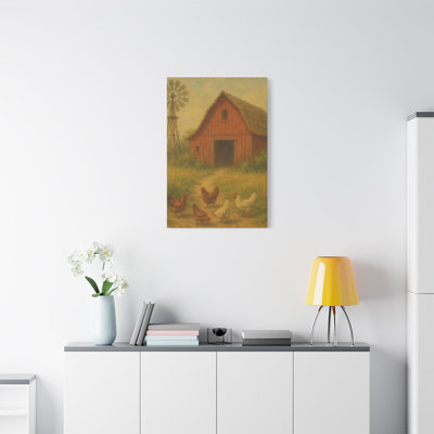 Apel Single Picture Frame Print on Canvas