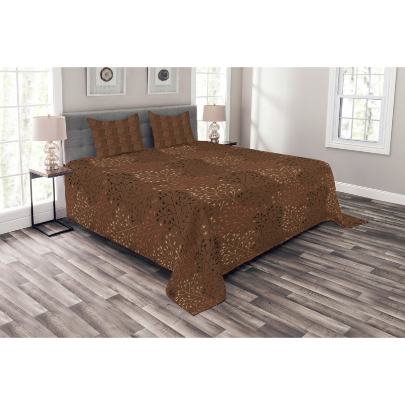 Ackler Brown Standard Cotton 2 Piece Set, 220 x 264 cm