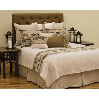 Wooded River Mountain Storm - Bed Skirt - Cal King