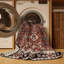 Tapis persan noir lavable à la machine-114079397