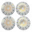 Ensemble d'assiettes lumineuses pour salade Luminaire