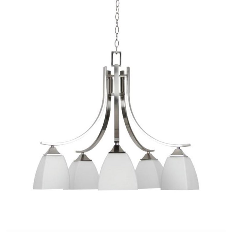 Lustre cylindrique à 5 lumières jusin
