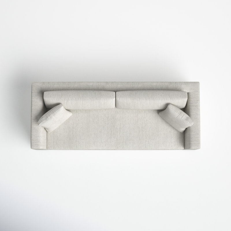 Mindi 99" Modern Upholstered Fabric Sofa