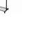 Huberman Metal Coat Hanger Rack With Bottom Wired Shelf, Black And Silver