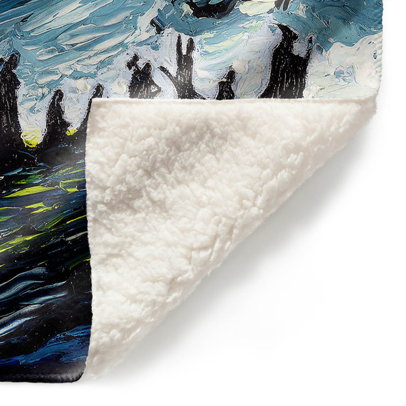 Hand Woven Throw Blanket, 68" x 80"