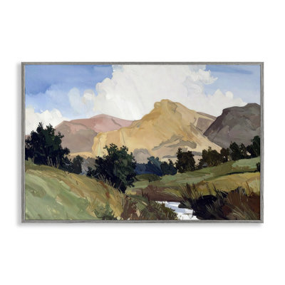 Giclée encadrée par River Mountain Divide, conception par Alonza Saunders