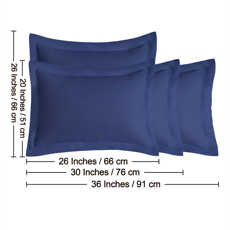 Sham Set, Queen, Navy Blue