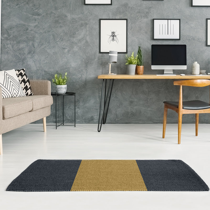 Tapis en poly à rayures de football jacksonville, Rectangle 4 pi x 6 pi