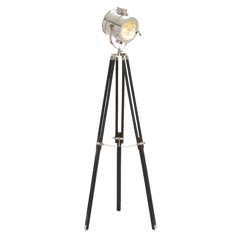 Asherman 71'' Mahogany Tripod Floor Lamp