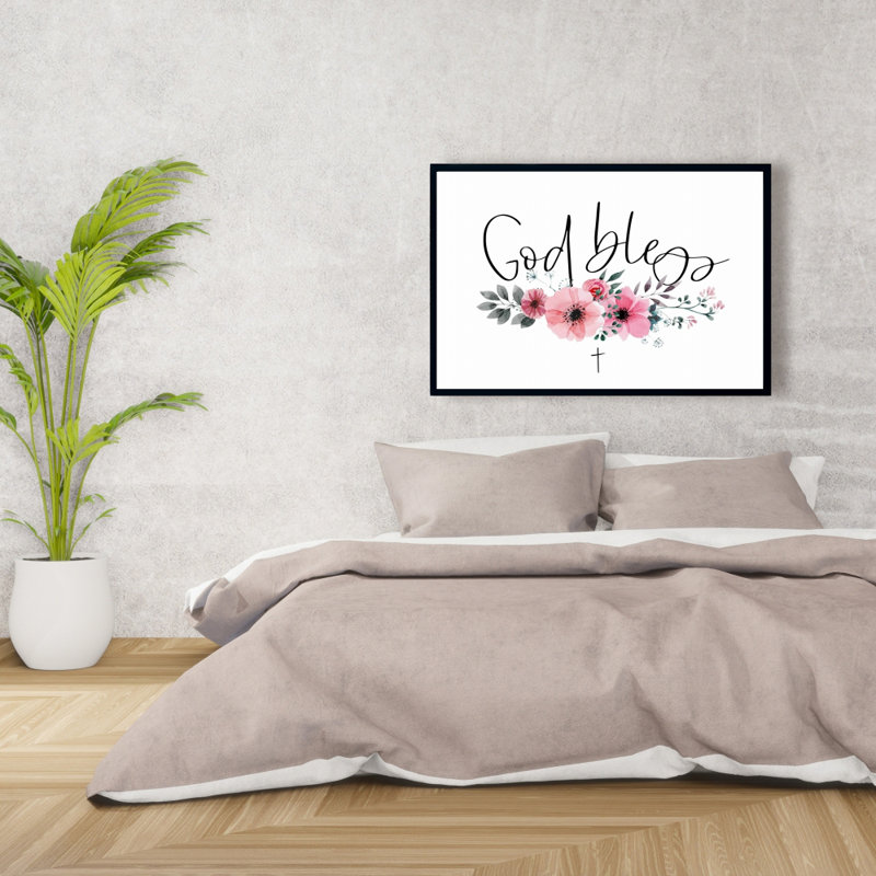 «God Bless» sur toile
