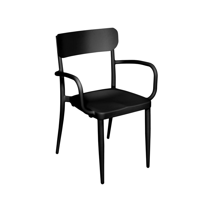 Chaise de salle à manger Maui, Noir