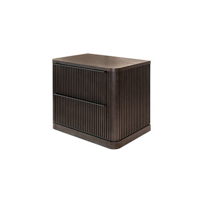 Wood Lateral File With Legal/Letter File Drawer, Office Storage, Brown by Inbox Zero