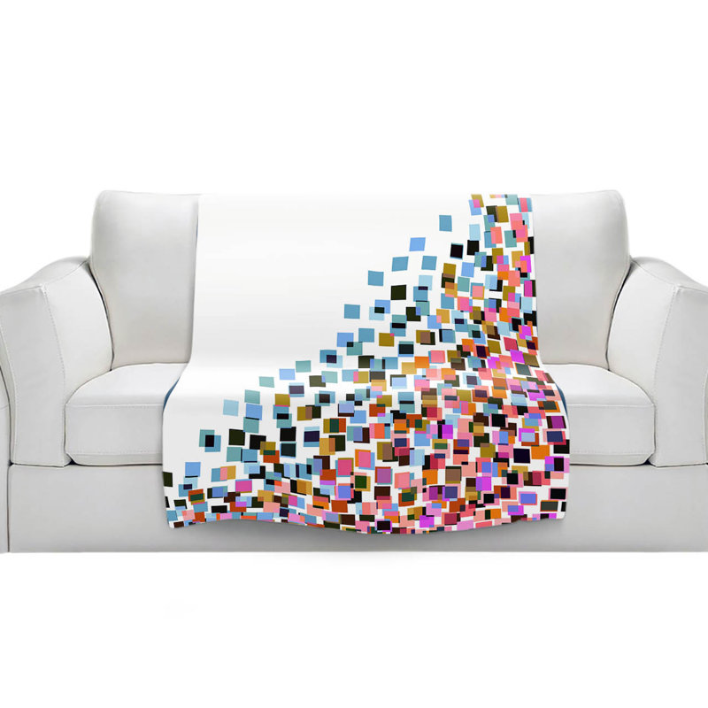 Couverture digital splash 9 sherpa doux, l 51 po x L 60 po