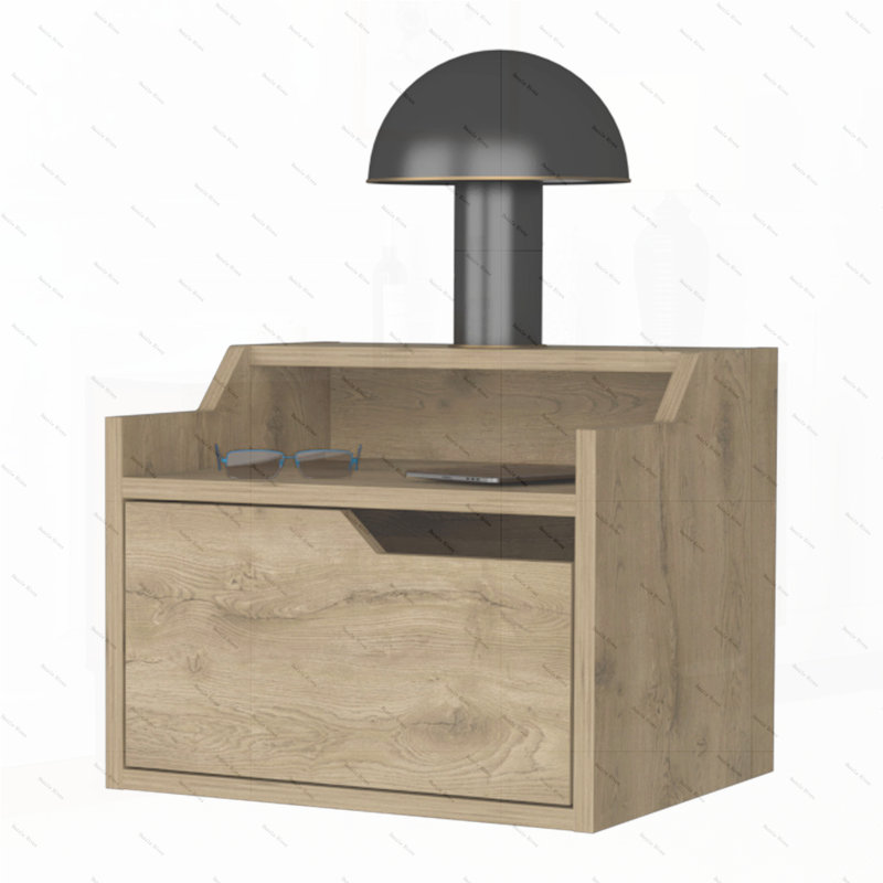 Table de chevet Macadamia, Naturel