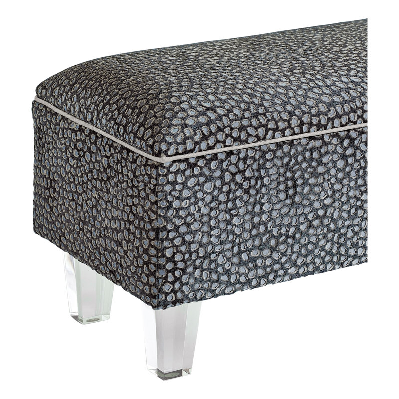 Esmeralda Upholstered Storage Bench, 16" H x 60" W x 18.5" D