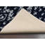 Tapis bleu marine / blanc à motif abstrait Dagley-1642341530