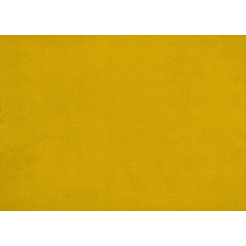 Canapé rembourré Annaus, H 35 po x l 81 po x P 32 po, Jaune