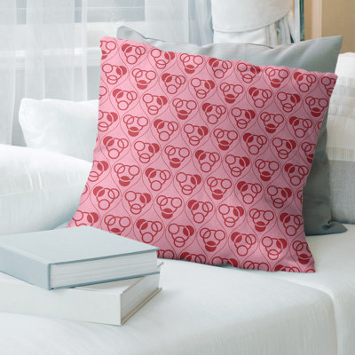 Cotton Blend Reversible Pillow Cover
