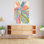 Contemporary Art Abstract Colourful Playful Nature Tropical Art